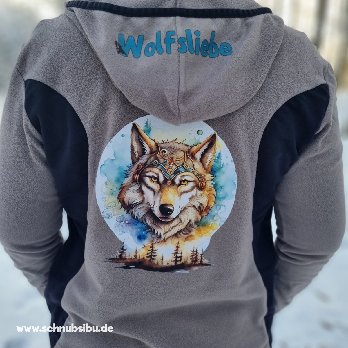 Bügelbild Fantasie-Tiere Wolf